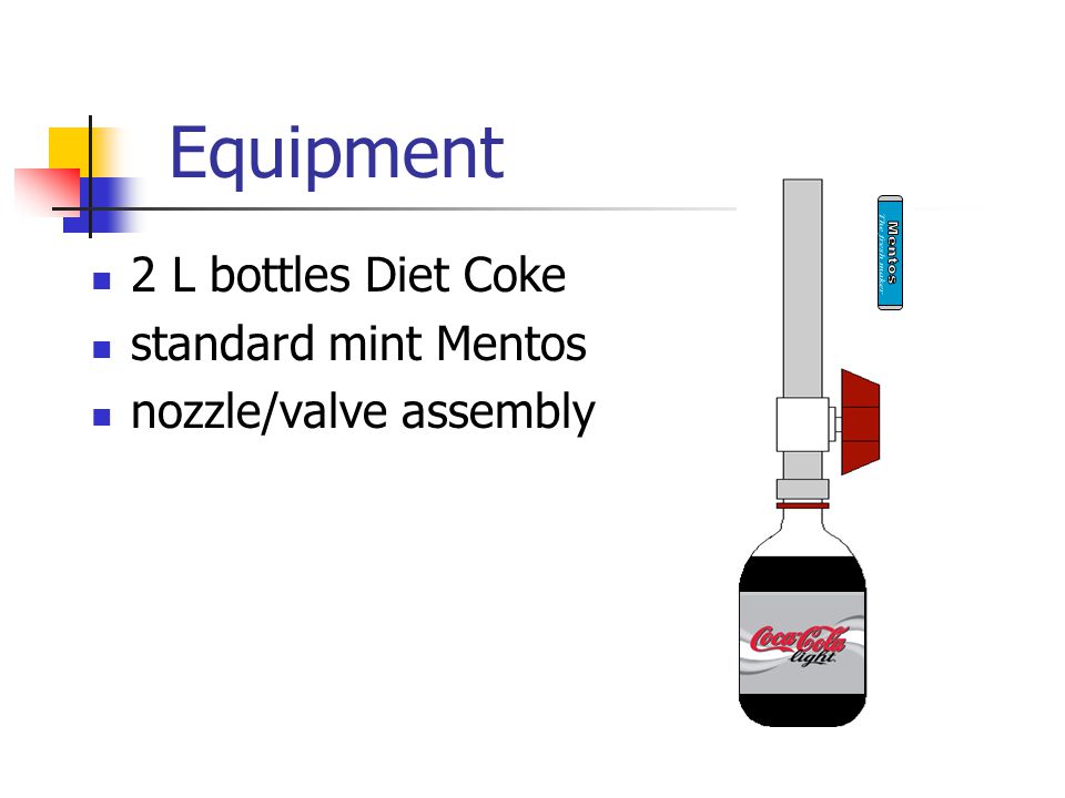Quantification of a diet coke standard
